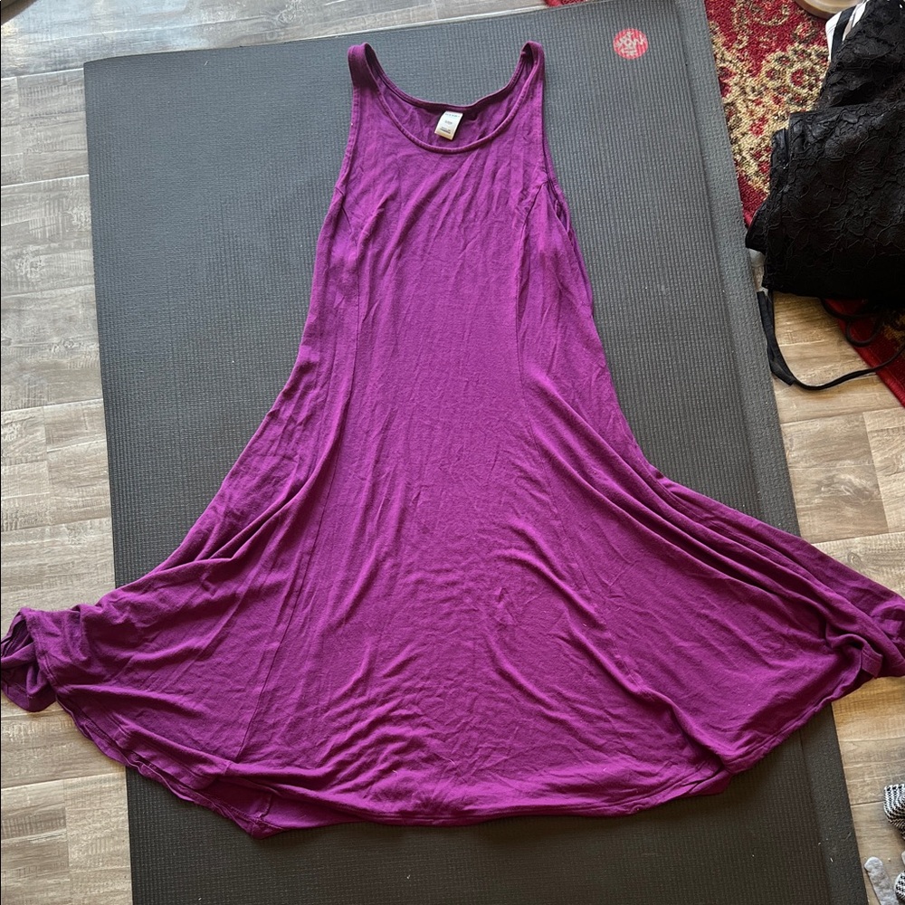 Old Navy Magenta Sleeveless dress small 00’s